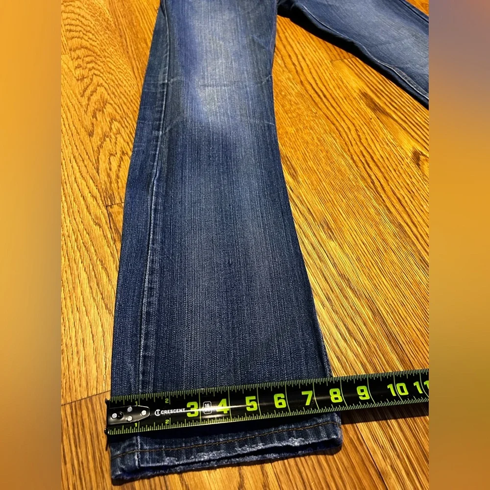 Levi’s 514 Slim Straight Jeans Men’s W 28” 32” Inseam Medium Wash Blue Denim Y2K - Picture 6 of 13
